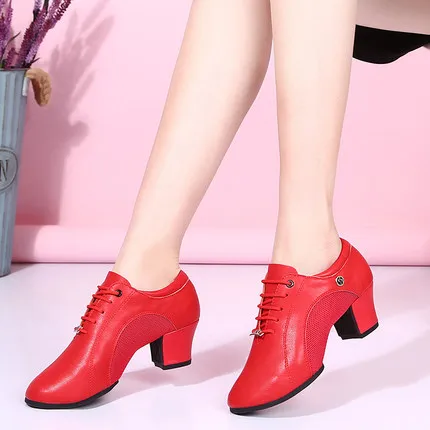 Sneakers Modern Dance Shoes For Women Leather Latin Ballroom Sports Sailor | Спорт и развлечения
