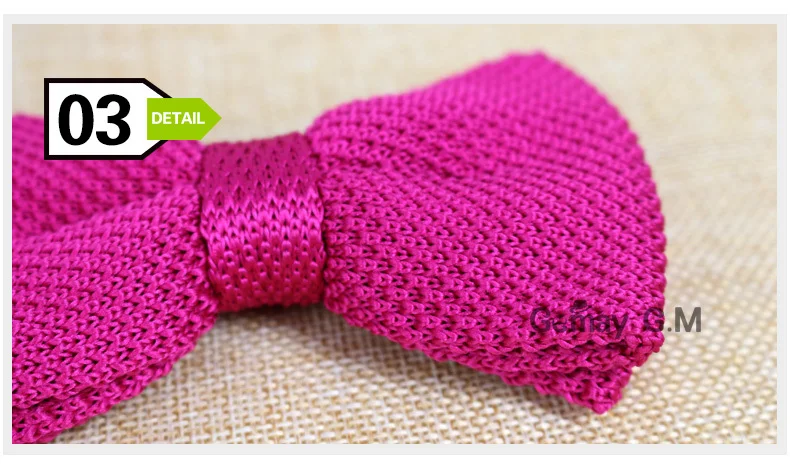 New Men Solid Knitted Bowtie Bow Tie for Mens Pre Tied Adjustable Knit 20 colors Free shipping|tie and belt rack|tietie parts |