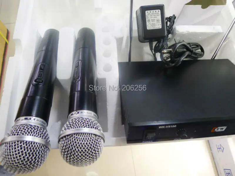 Недорогая Высококачественная ручная Беспроводная микрофонная система с