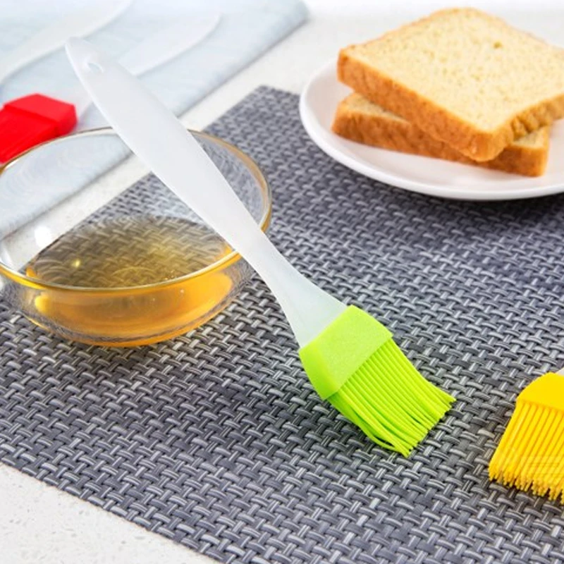 Hifuar 1pc Kitchen Tools Silicone Pastry Brush Wash Pot BBQ Grill Heat Resistant Oil For Cake Bread Butter Cooker | Дом и сад