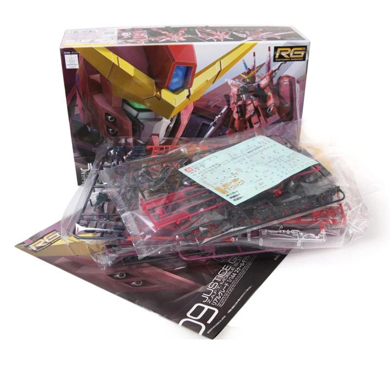 Аниме Bandai RG 09 1/144 ZGMF X09A Justice Gundam мобильный костюм Сборная модель робот фигурка gunpla
