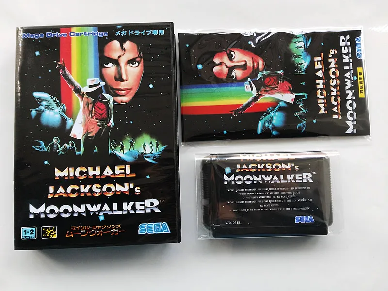 Игра MD: Майкл Джексон MoonWalker (японская версия! Коробка + инструкция картридж!)|Игры