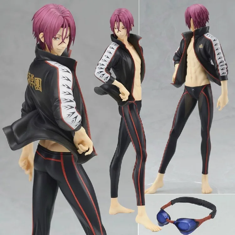 Japanese Anime Doll Free! Iwatobi Swim Club Matsuoka Rin 1/8 Scale PVC Figure Model Toy 23cm | Игрушки и хобби