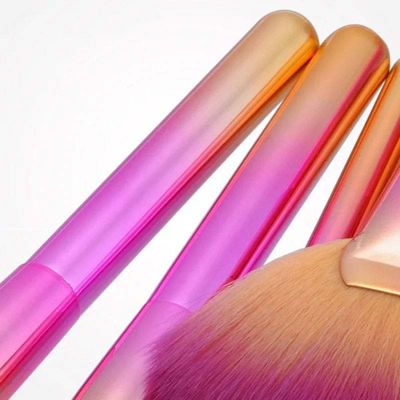 Мода 9 шт набор кистей для макияжа Профессиональный Полный Прекрасный