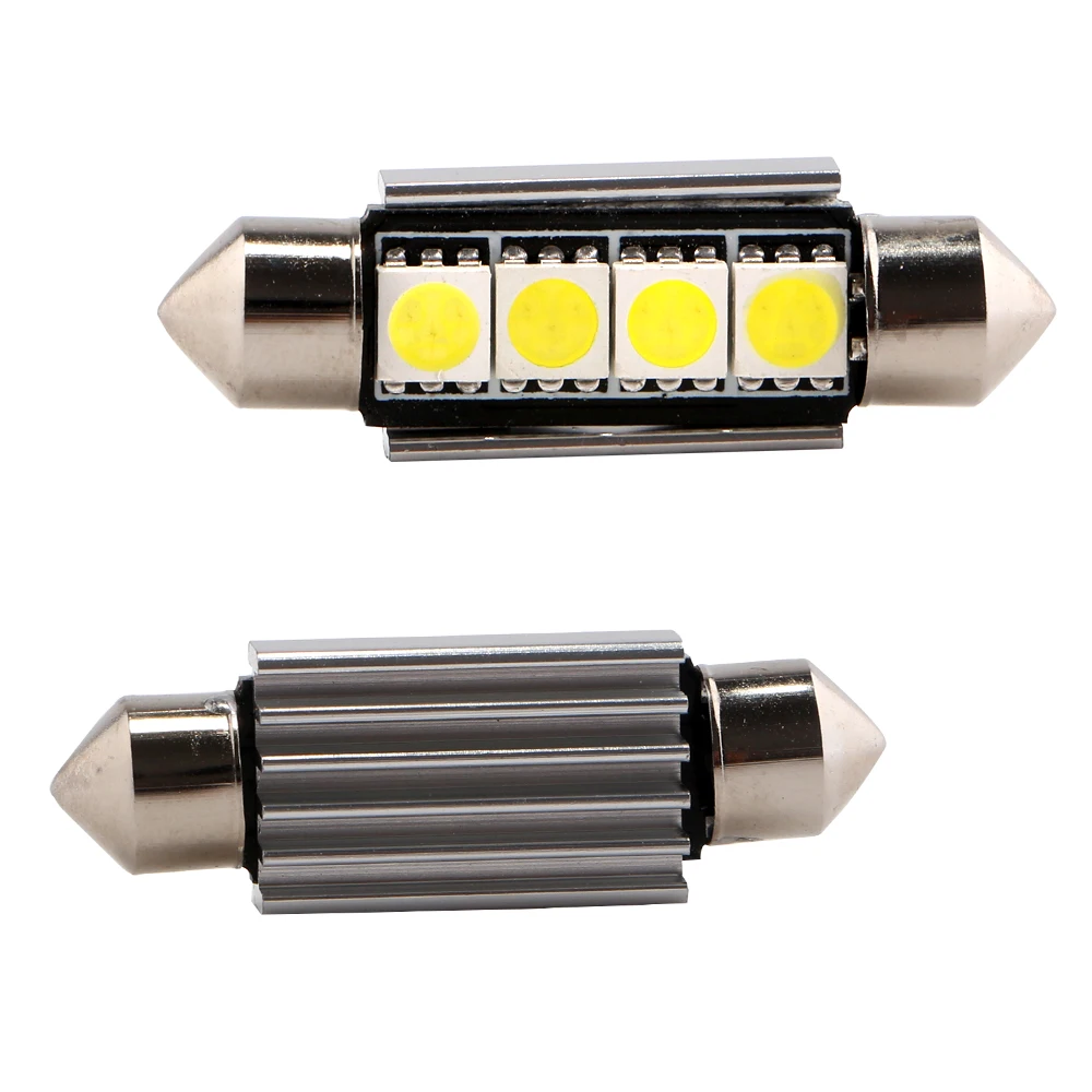 YM E Bright автомобильный светильник 2 шт. C5W Canbus 5050 4 SMD светодиода без ошибок 31 мм 36 39 41