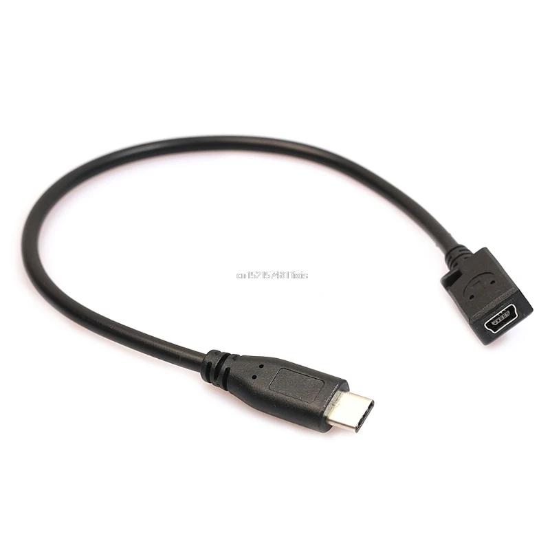 Новый Тип C USB 3 1 папа к Мини Женский зарядный кабель для передачи данных Nexus