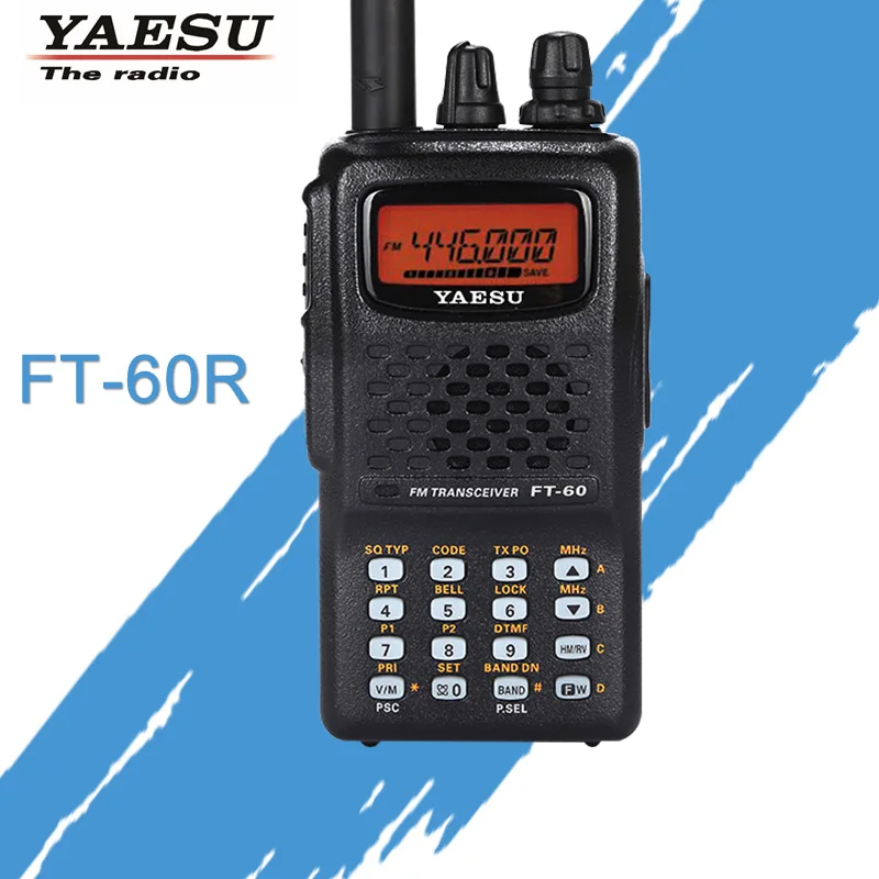 

General for Walkie Talkie YAESU FT-60R Dual-Band 137-174/420-470MHz FM Ham Two Way Radio Transceiver YAESU FT60R Radio