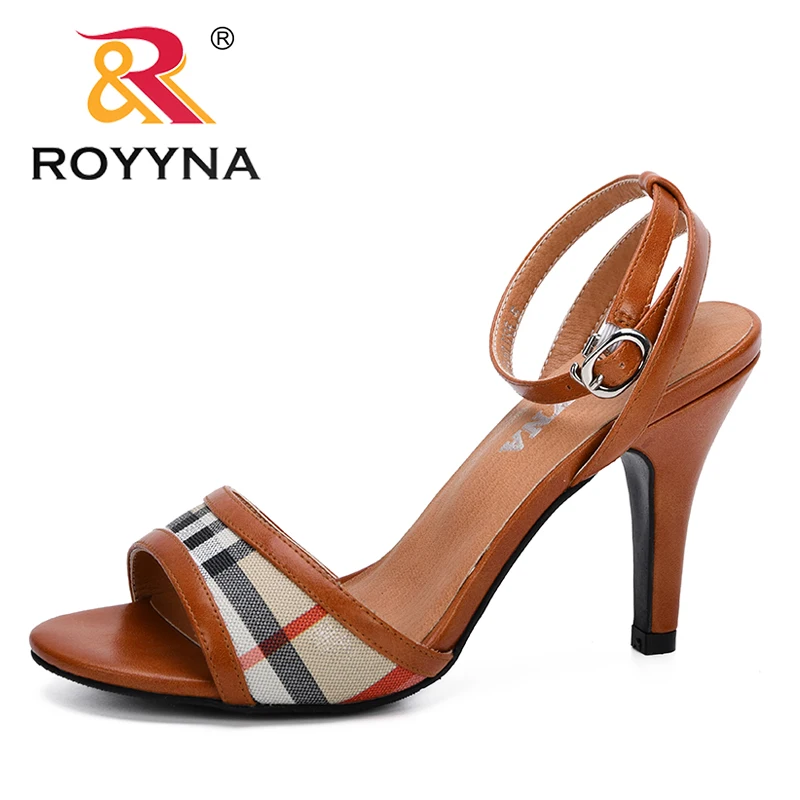ROYYNA/Новинка года; модная Стильная летняя обувь; женские босоножки; новые удобные летние сандалии с открытым носком; Feminimo; модная мягкая обувь
