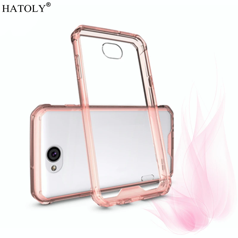 HATOLY For LG X Power 2 II Transparent Phone Case Shockproof TPU + Clear PC / K10 LV7 Fundas M320 |