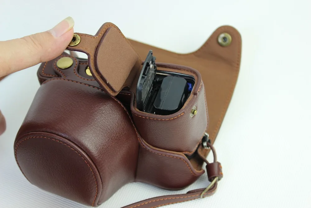 Чехол из натуральной кожи для камеры Sony A6000 A6300 16 50 мм|leather camera case|camera casecamera case for sony |