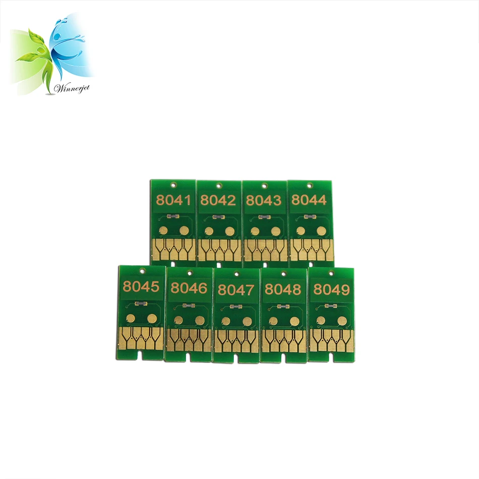 WINNERJET 9 видов цветов 700 мл одноразовая микросхема для картриджа Epson P6000 P8000|cartridge