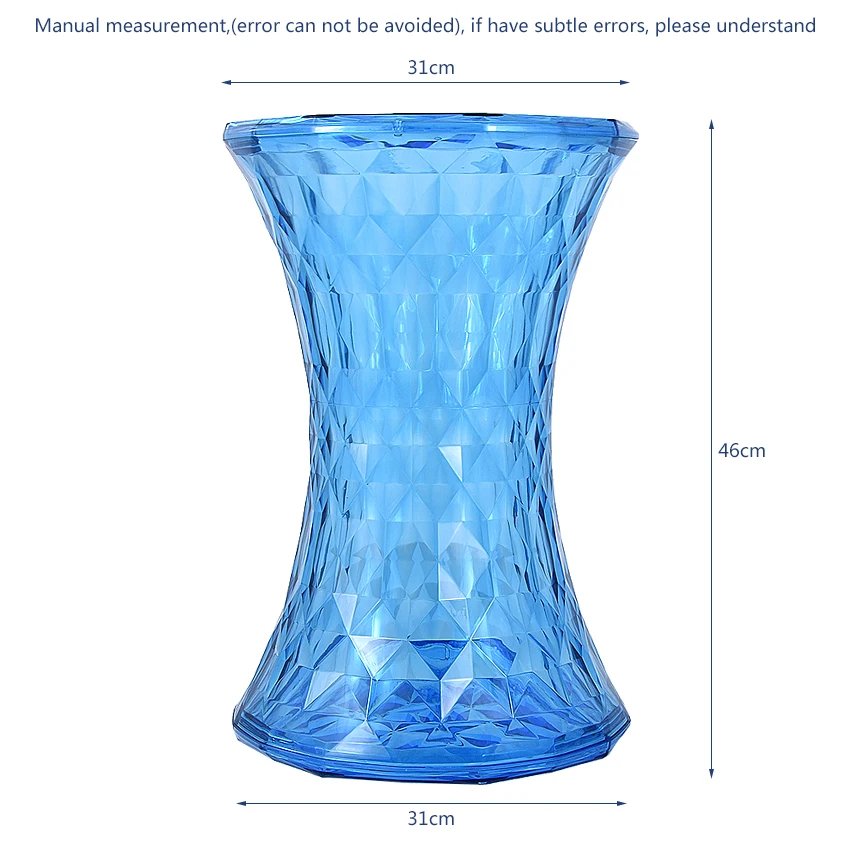 Минималистичные простые современные красочные прозрачные акриловые низкие