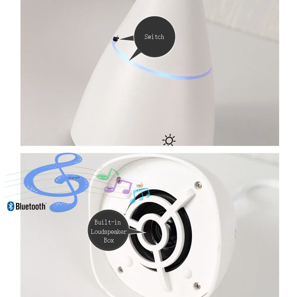 Совершенно новая светодиодная bluetooth музыкальная настольная лампа Студенческая
