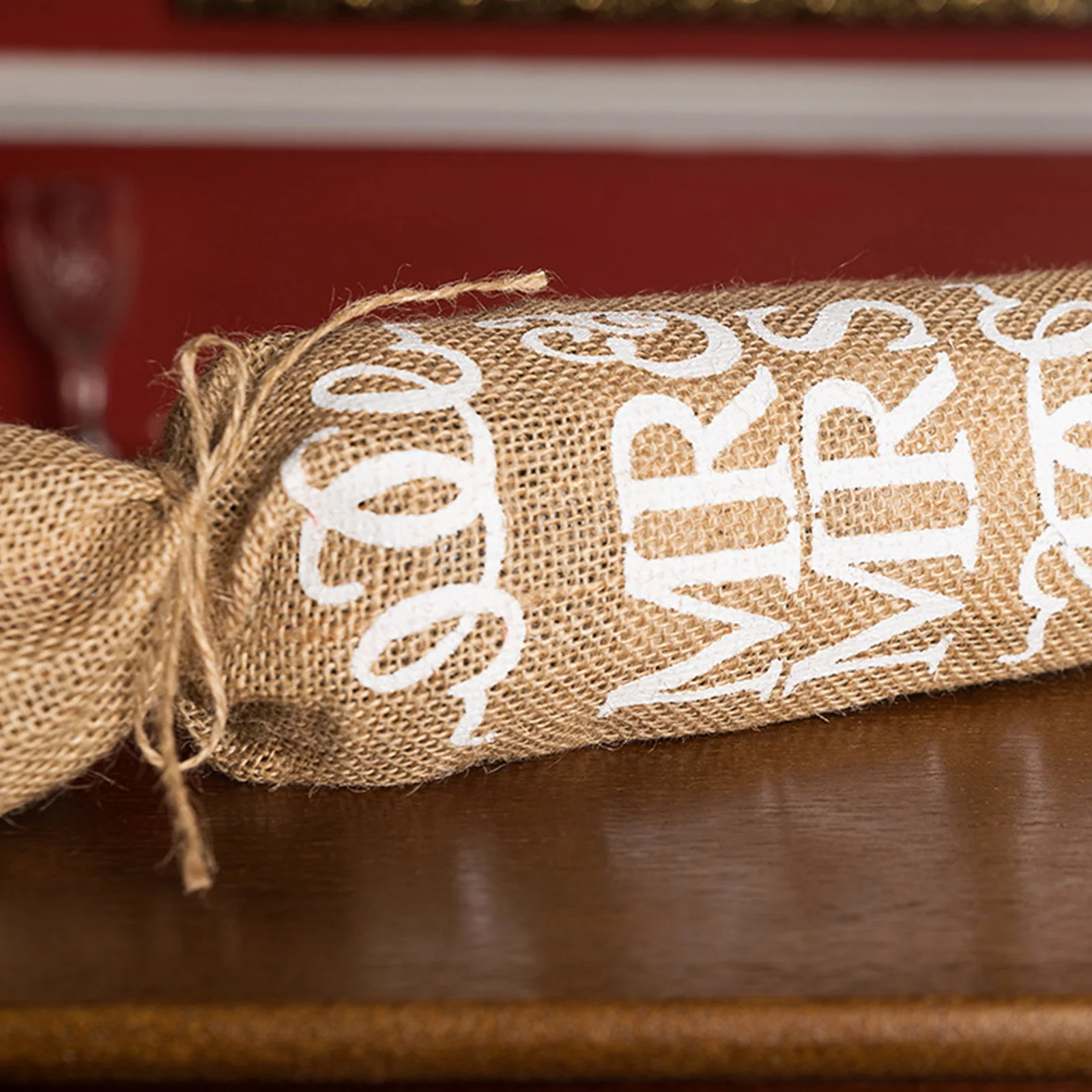 European Jute Burlap Mr &amp Mrs Wine Bottle Bag Champagne Holder Pouch Cover For Valentine's Day Wedding Anniversary Party Supply | Дом и