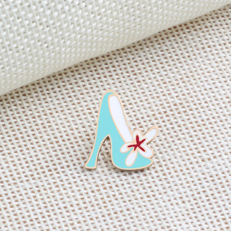 Индивидуальная брошь в 8 стилях булавки металлическая игла бейдж холщовая обувь