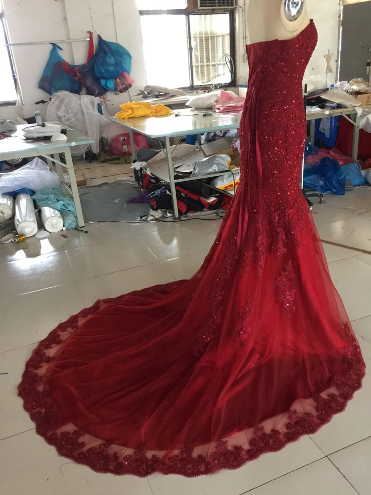 Скромная 2018 настоящая фотография серые вишневые Свадебные платья карамельный