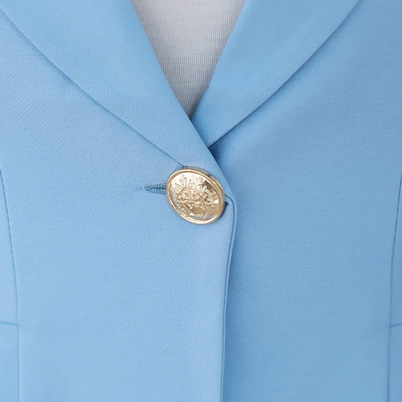 Женский блейзер с длинным рукавом однотонный короткий тонкий оборчатый костюм