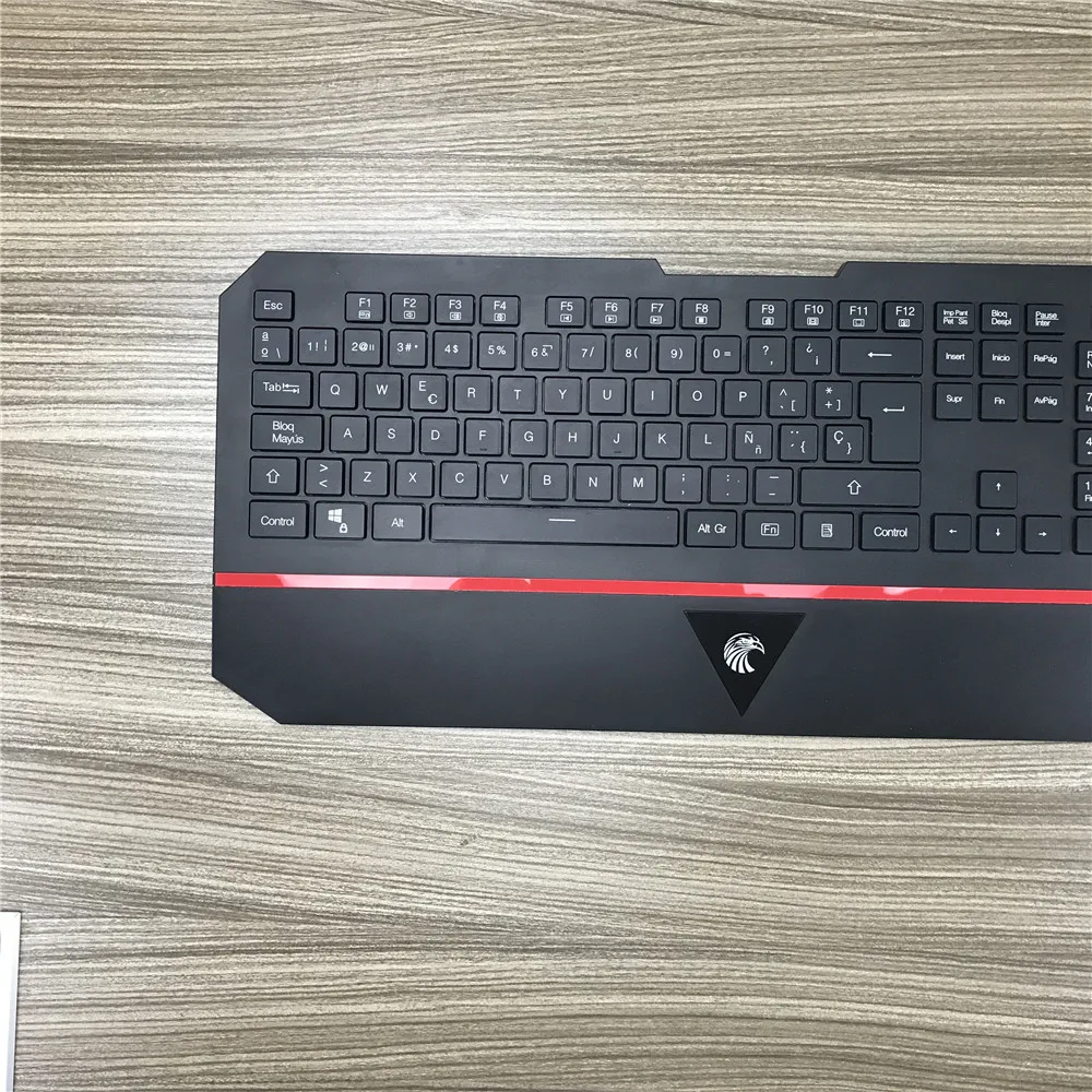 Испанская беспроводная клавиатура геймерская игровая мышь набор комбо 2 4G рука