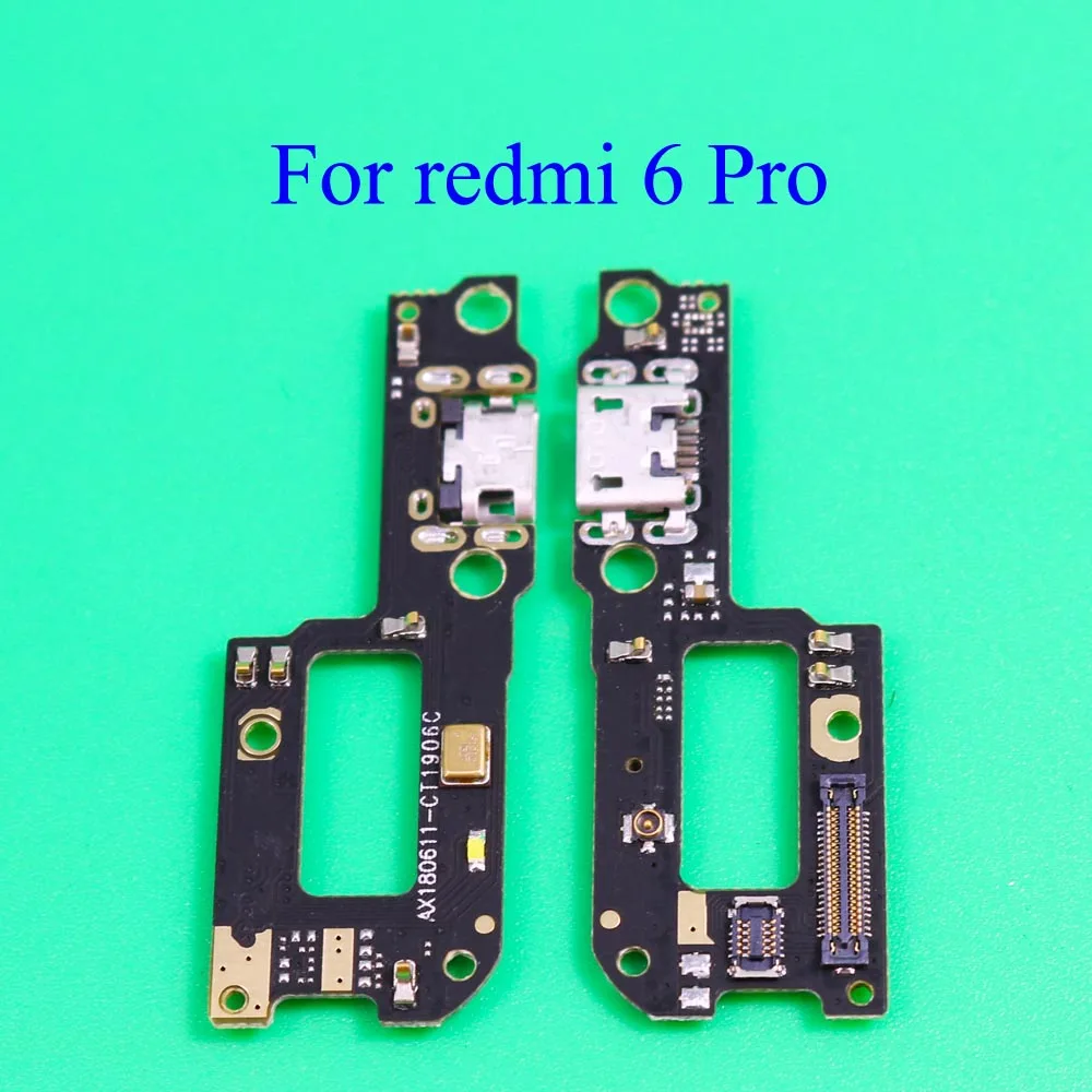 

YuXi USB Charging Port Dock Jack Plug Socket Connector Charge Board Flex Cable For Xiaomi Mi A2 Lite / Redmi 6 Pro