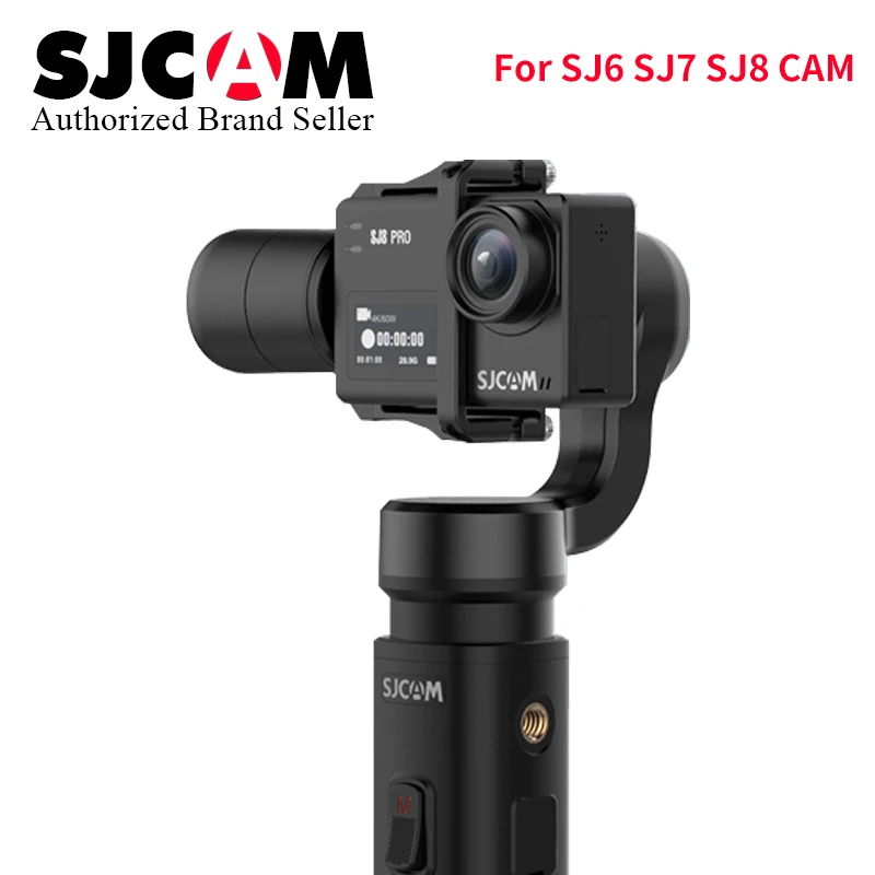 SJCAM ручной шарнирный стабилизатор для камеры GoPro SJ-GIMBAL 2 3-axis Bluetooth Управление для SJ6 SJ7 SJ8 Pro/Plus/Air экшн Камера для Yi камера