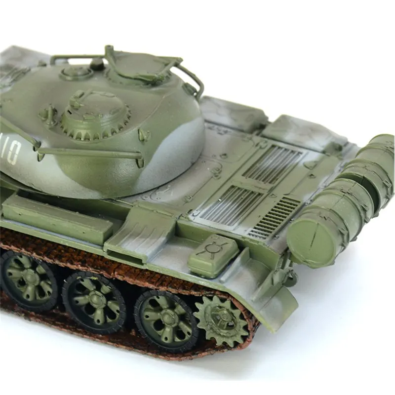Предварительно построенный 1/72 масштаб советской T-54 боевой танк Второй мировой войны хобби Коллекционная готовая пластиковая модель