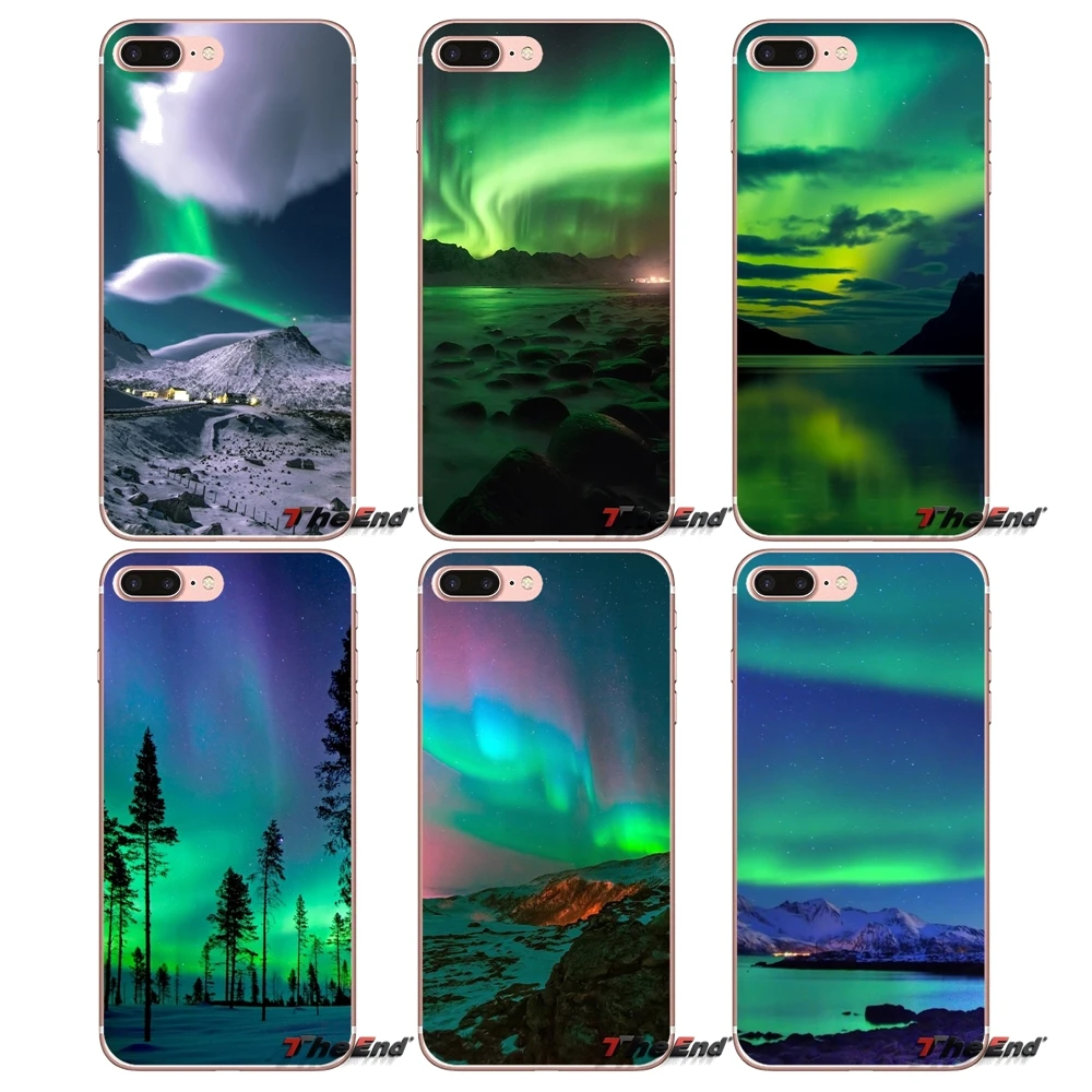 Чехол для мобильного телефона Aurora polar lights чехлы Huawei P Smart Y6 P8 P9 P10 Plus Nova P20 Lite Pro Mini 2017