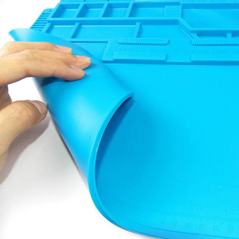 

480x318mm Magnetic Silicone Pad phone computer repair work mat Heat Resistant Desk Mat Mobile Phone Soldering Repair Tool