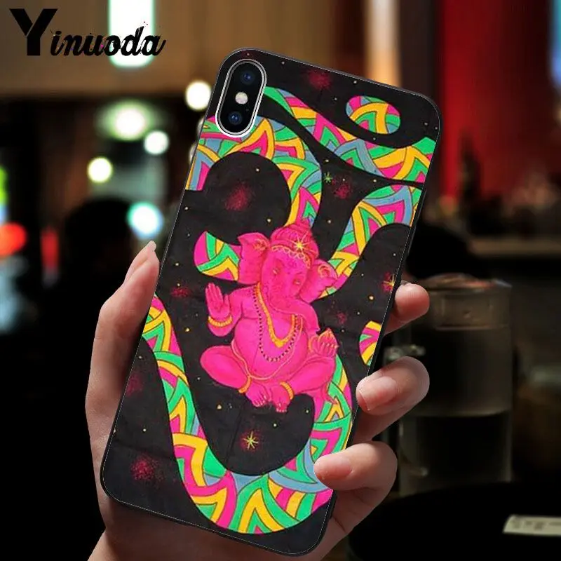 11pro MAX Aum Om Yoga DIY Окрашенные красивые аксессуары для телефонов Чехол Apple iPhone 8 7 6 6S Plus