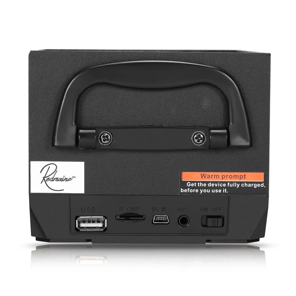 Редмейн MS 306bt Bluetooth Портативный Динамик с светодиодный свет 3 дюймов драйвер