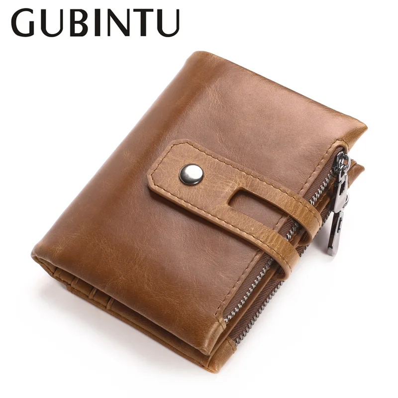 GUBINTU 2018 Новое поступление мужской кошелек из натуральной кожи для мужчин