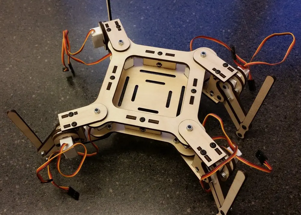 Набор для лазерной резки деревянной рамы SWMAKER DIY mePed четвероногий робот 3 мм |