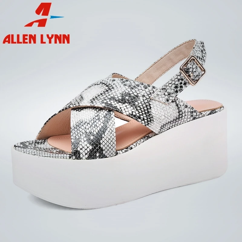 Allenlyn2019/брендовая Новая роскошная женская обувь из натуральной кожи на плоской