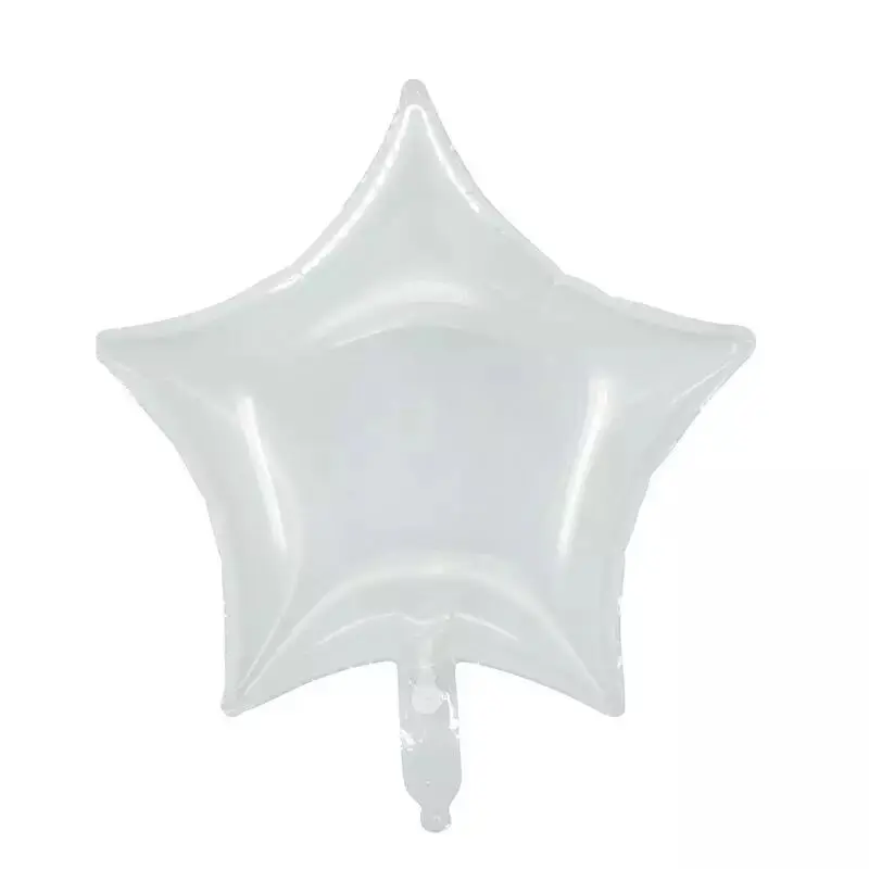 10 шт. прозрачные воздушные шары из фольги в форме сердца со звездами для дня