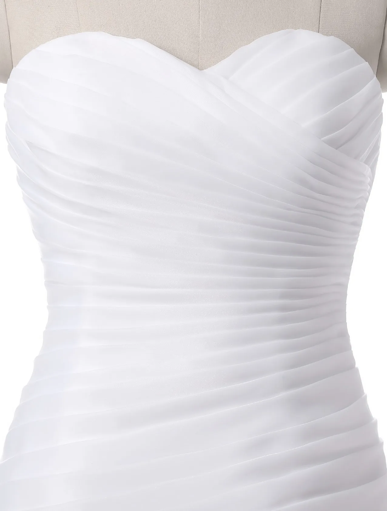 Роскошное Русалка Свадебные платья из органзы 2019 подвенечные корсет сзади Милая