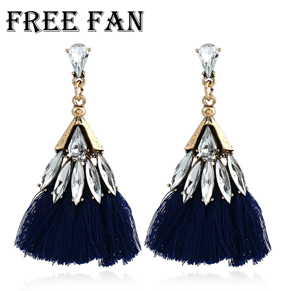 Модные Разноцветные серьги-кисточки с помпоном украшения лето 2018 | Украшения и