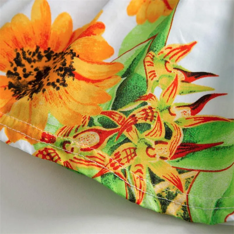 Оптовая продажа Прямая доставка детское платье без рукавов с цветочным рисунком