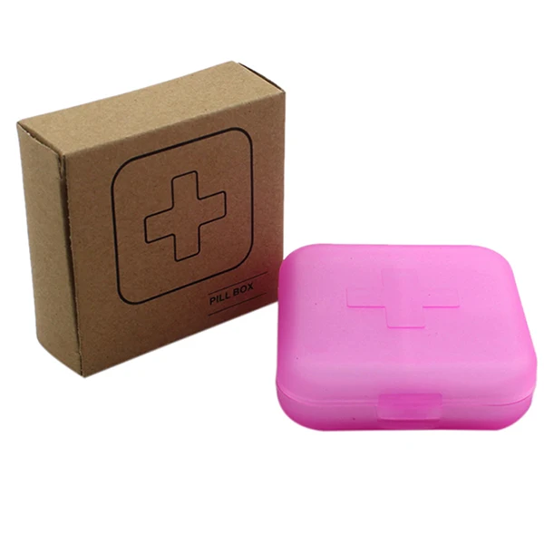 4 слота крест Портативный пластик медицинская медицина ювелирные изделия бусины