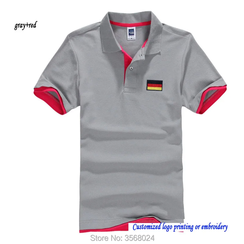 

Germany Polo shirt Men Big Size Polo Top Summer Boys shirts For Men Regular Sewing Germany Flat Adult Casual Solid Apparel