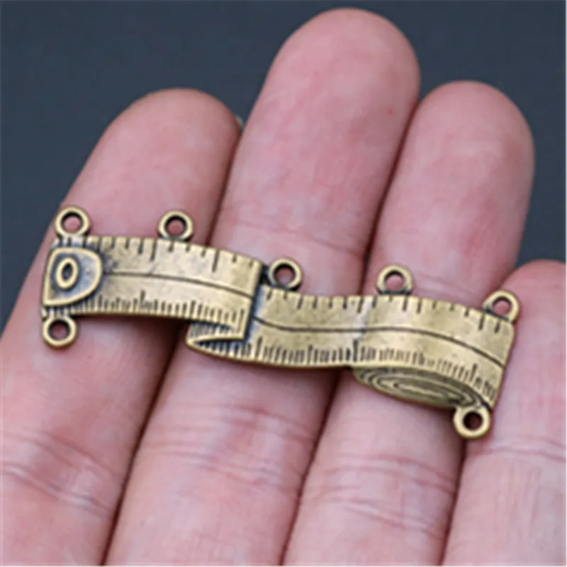 6 шт. антикварных бронзовых морских звезд Цвет измерительная линейка из