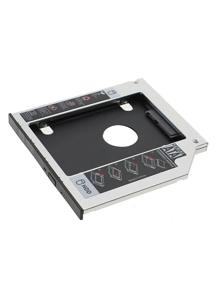 Для CD/DVD ROM Оптический отсек жесткий диск Caddy Новый горячий 9 5 мм Универсальный SATA