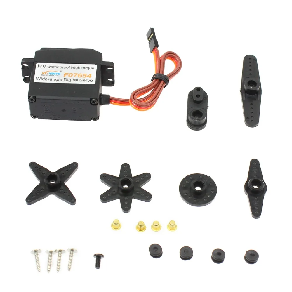 F07654 XT-XINTE 15Kg Digital High Precision Metal Gear Torque широкоугольный Водонепроницаемый сервопривод