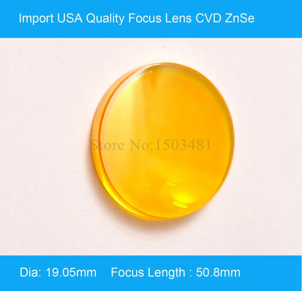 USA ZnSe Focus Lens Dia 19mm Focal 50.8mm Used For CO2 Laser Engraving Cutter Free Shipping | Инструменты