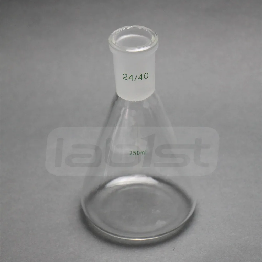 250 мл стекло всасывающий фильтр комплект колбу эрленмейера + 60 бюхнера пор
