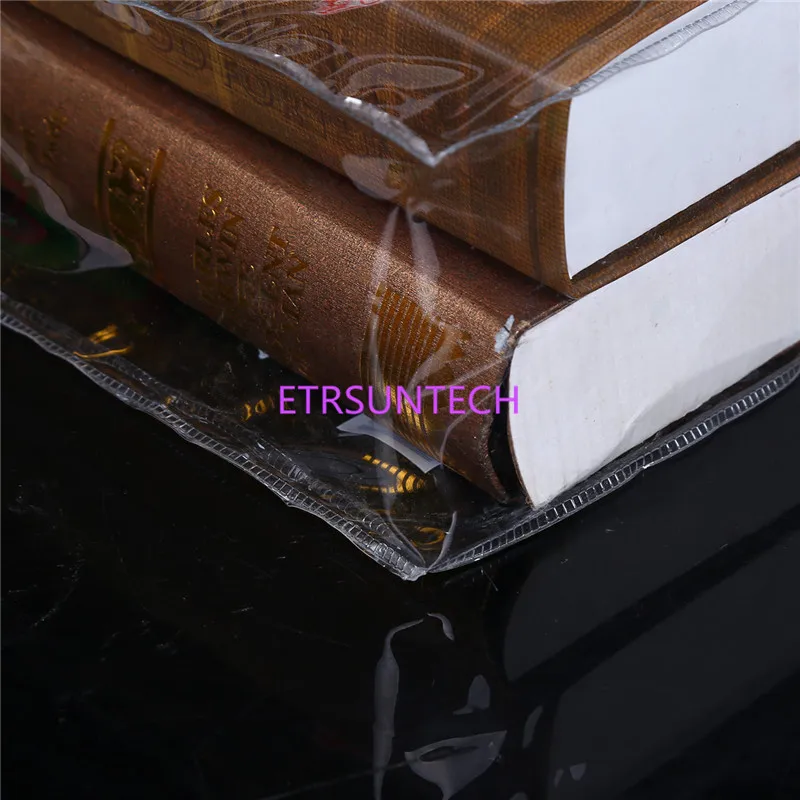 100 шт./лот ПВХ пластиковые подарочные пакеты с ручками из прозрачного пластика