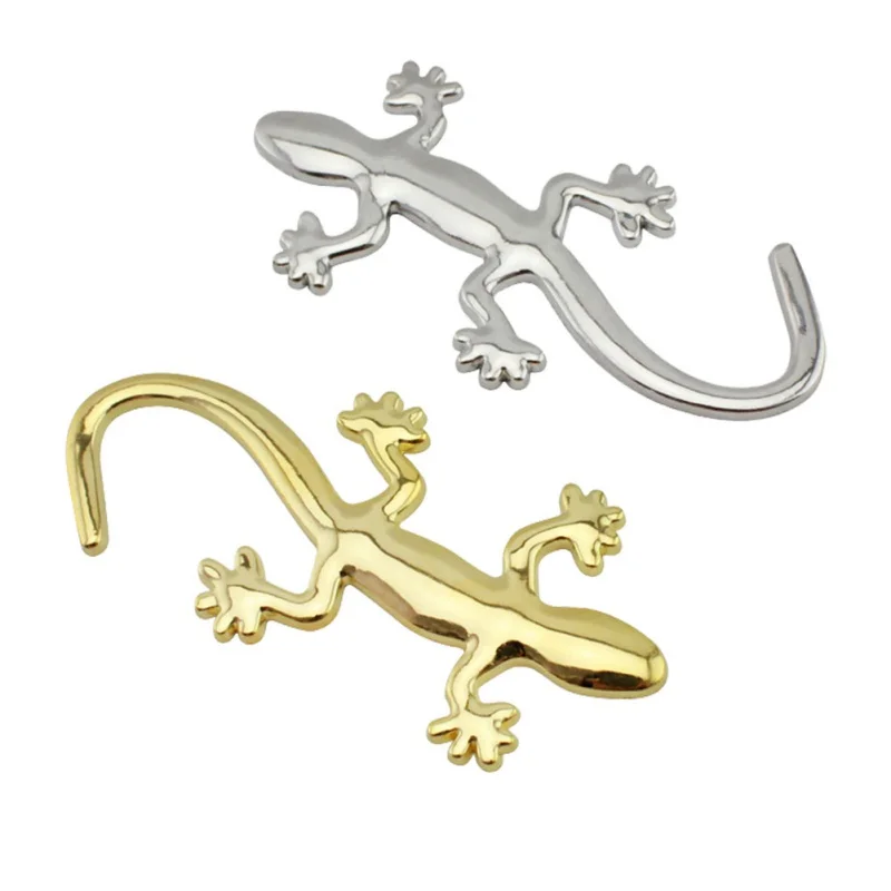 Автомобильная 3D стерео Наклейка 10*4 5 металлический корпус Gecko наклейка