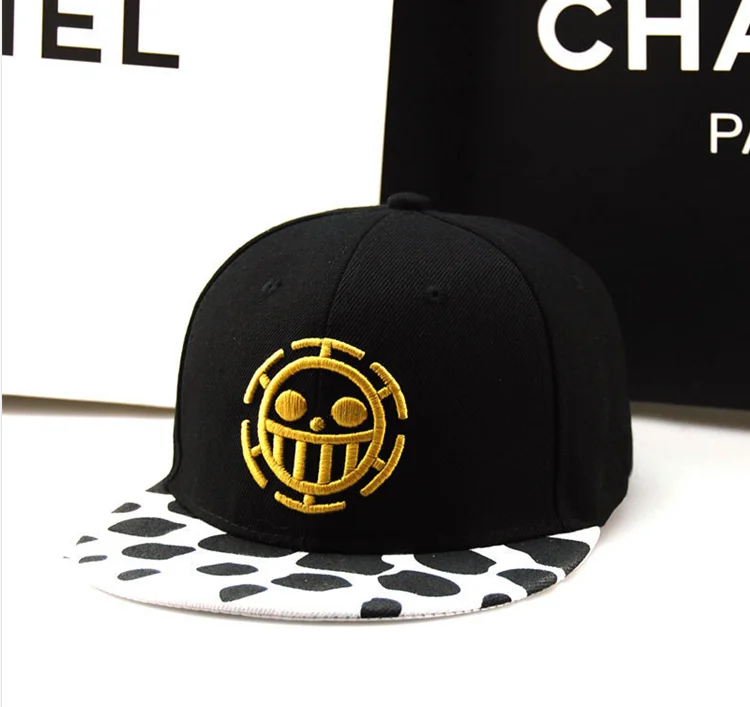 Оптовая продажа цельная аниме шляпа бейсбольная кепка шапки Trafalgar Law шляпы для