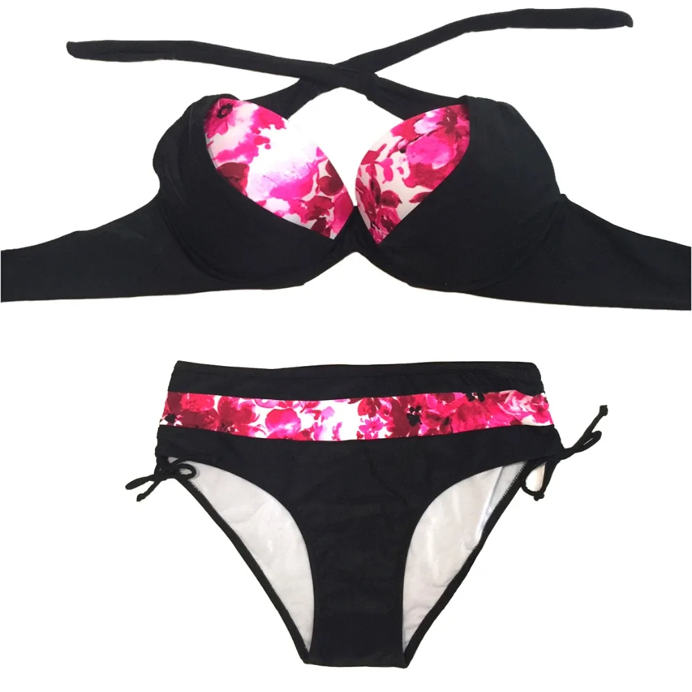 Купальник 2017 Sexy Push Up Бикини Женщины Купальники Пляжная одежда короткий топ