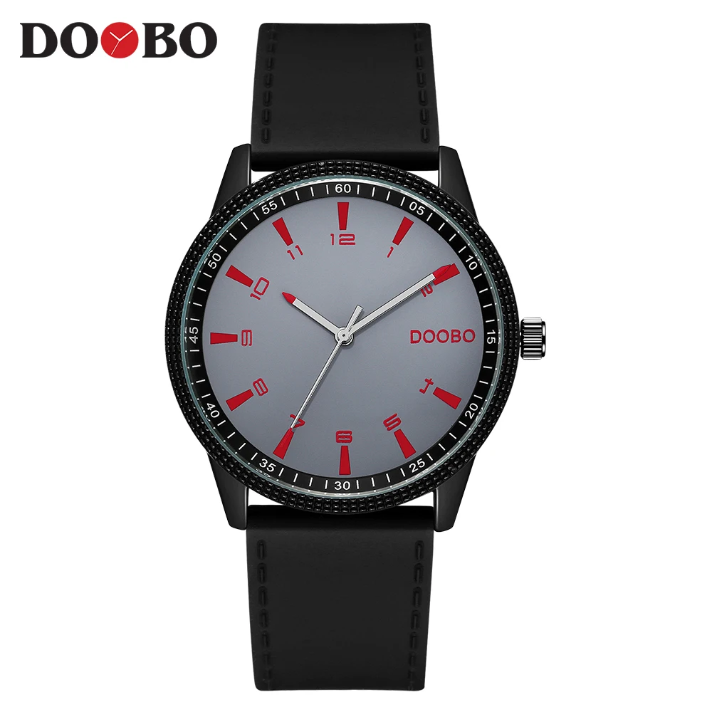 

Luxury Brand DOOBO Mens Watches Military Sports Men Watch Quartz Date Clock Casual Leather Wrist Watch Relogio Masculino Simple