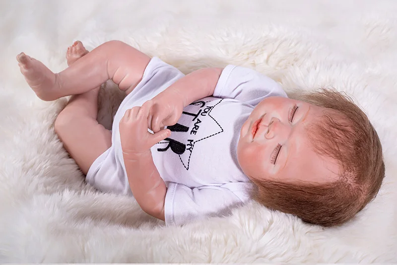 Новая мода 55 см детские куклы для новорожденных Реалистичная кукла мягкие
