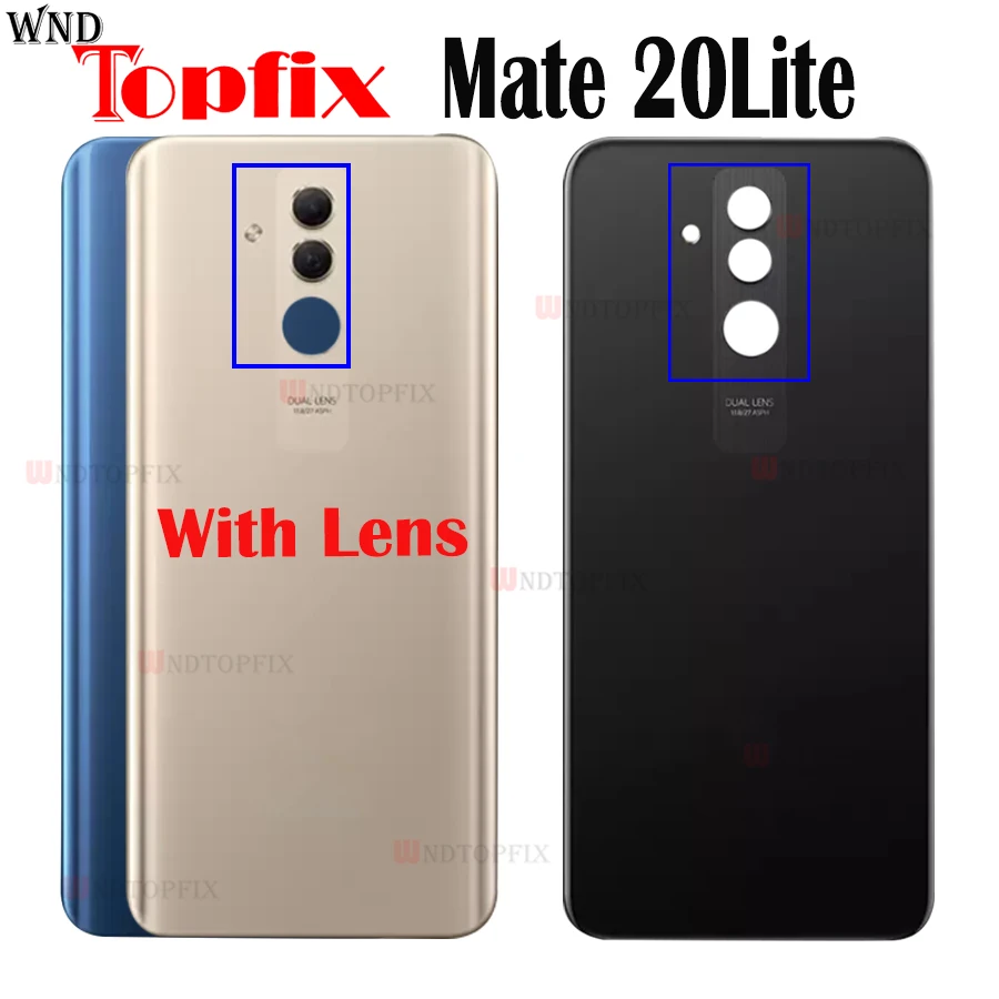 Задняя крышка батарейного отсека для Huawei Mate 20 Lite стеклянная | Мобильные телефоны